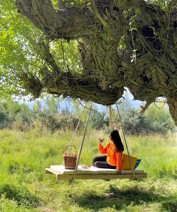 Lchang Nang Retreat-The House Of Trees-Nubra Valley Hotel Sumur Exterior photo