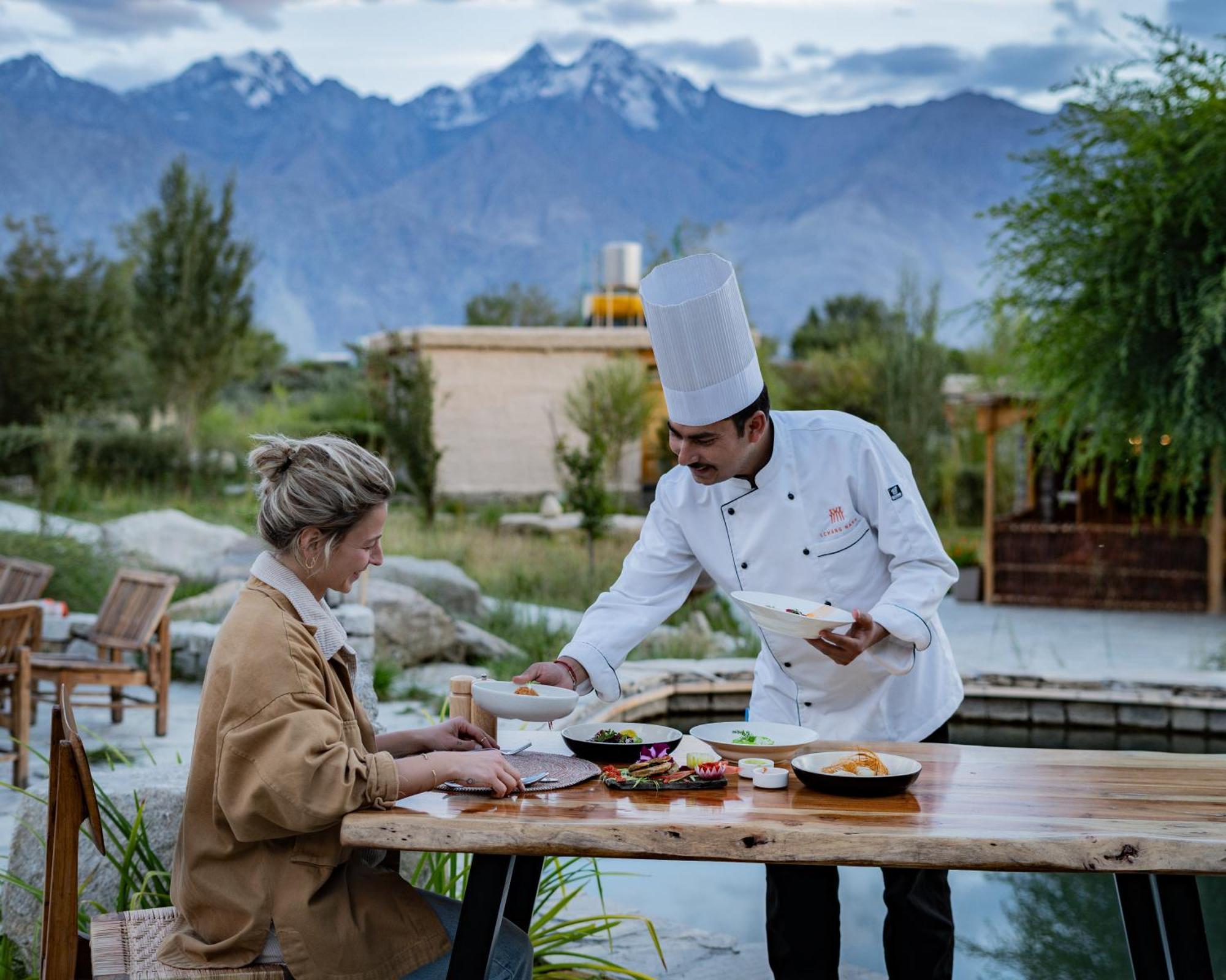 Lchang Nang Retreat-The House Of Trees-Nubra Valley Hotel Sumur Exterior photo